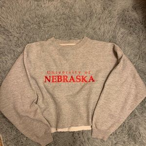 University Of Nebraska Cropped Crewneck